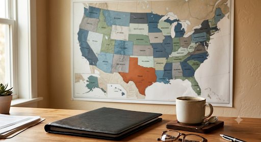 A US map highlighting North Carolina next to a tax document, illustrating North Carolina's full conformity to federal HSA tax treatment