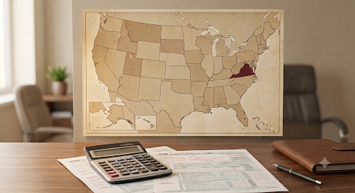 A US map highlighting Ohio next to a tax document, illustrating Ohio's full conformity to federal HSA tax treatment